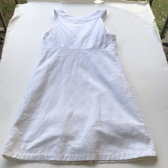 Lilly Pulitzer Jacqueline Shift Dress White Graduation Bridal Bachelorette Gold - Picture 11 of 17